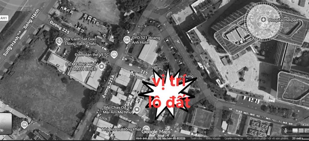 Bán đất đường 225, sát vách, liền tường, kế bv ung bướu 2 thủ đức, sát cổng bv # 100m