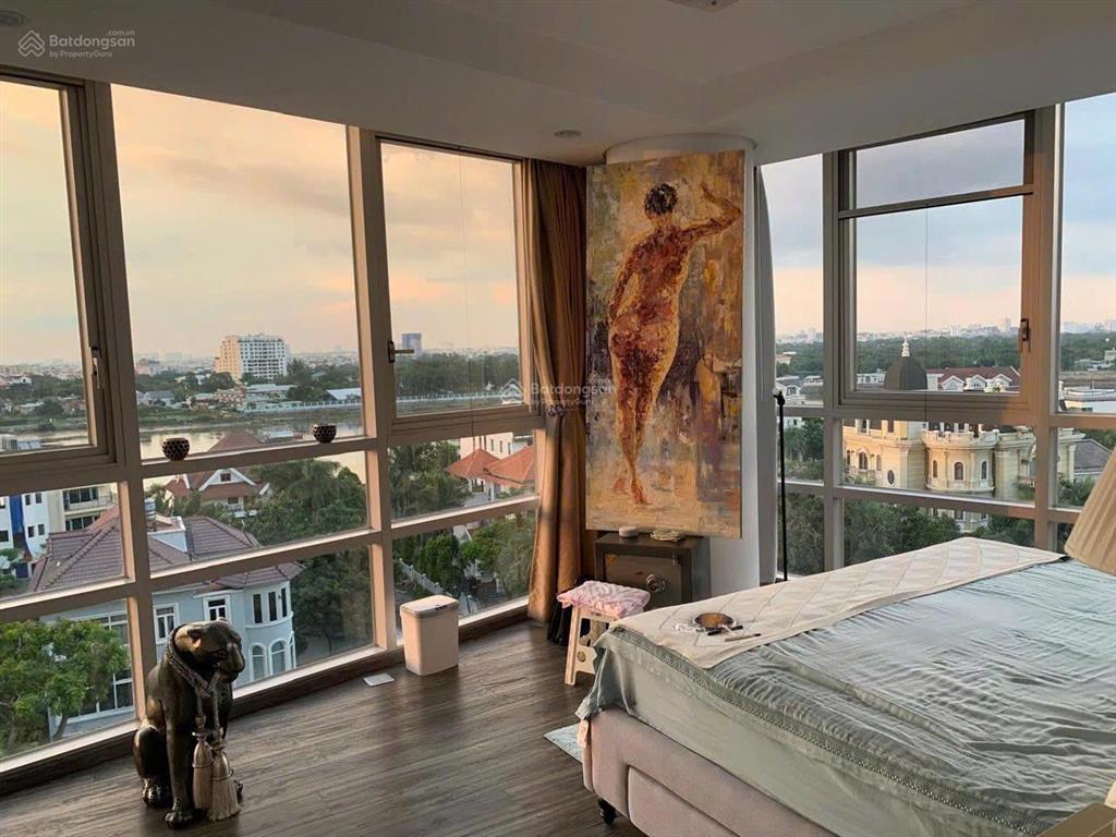 Cho thuê căn hộ xi riverview palace lầu cao view sông, 185m², 3pn nhà mới đẹp. nội thất cao cấp