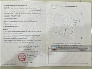 Mặt tiền kdc tân tiến dt 7x21 full thổ kdc tân tiến q12 theo kênh tham lương giá 7.7 tỷ