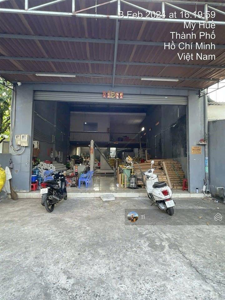 Xưởng mỹ huề trung chánh dt 8x25 hẻm 8m thổ cư full kdc hiện hữu gần chợ 3 bầu giá bán 8.9 tỷ