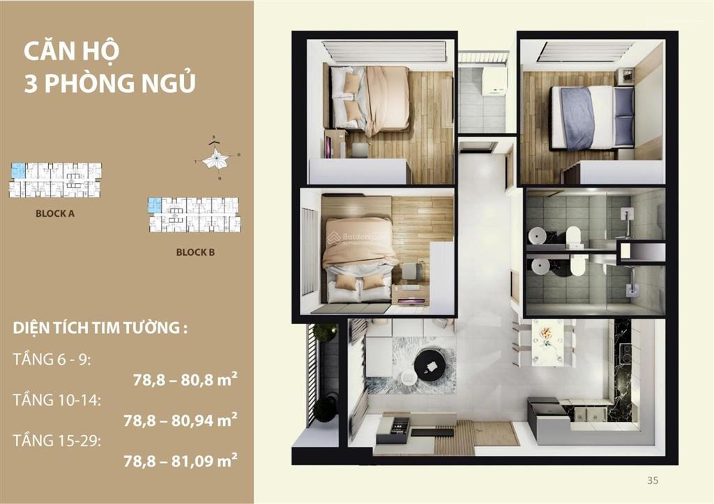 Bán căn góc 3pn có 2 view thoáng căn hàng hiếm ở mường thanh phú hữu.