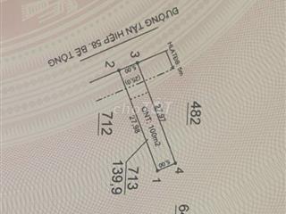 Đất dt 139.9m2 ở Phú Giáo