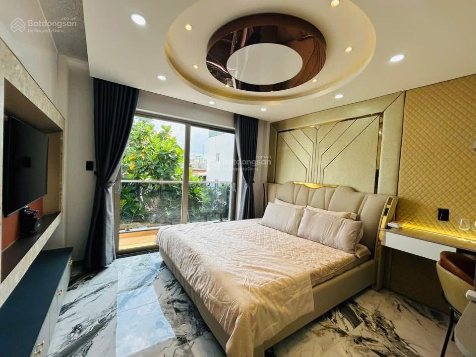 Thiếu oxy lỗ 1 tỷnhà 6m x 8m 4 lầugaraxe 7 chỗhẻm 6m phan huy ích