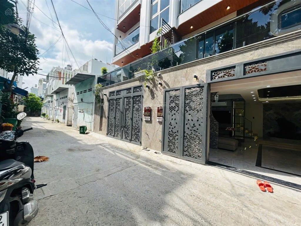 Thiếu oxy lỗ 1 tỷnhà 6m x 8m 4 lầugaraxe 7 chỗhẻm 6m phan huy ích