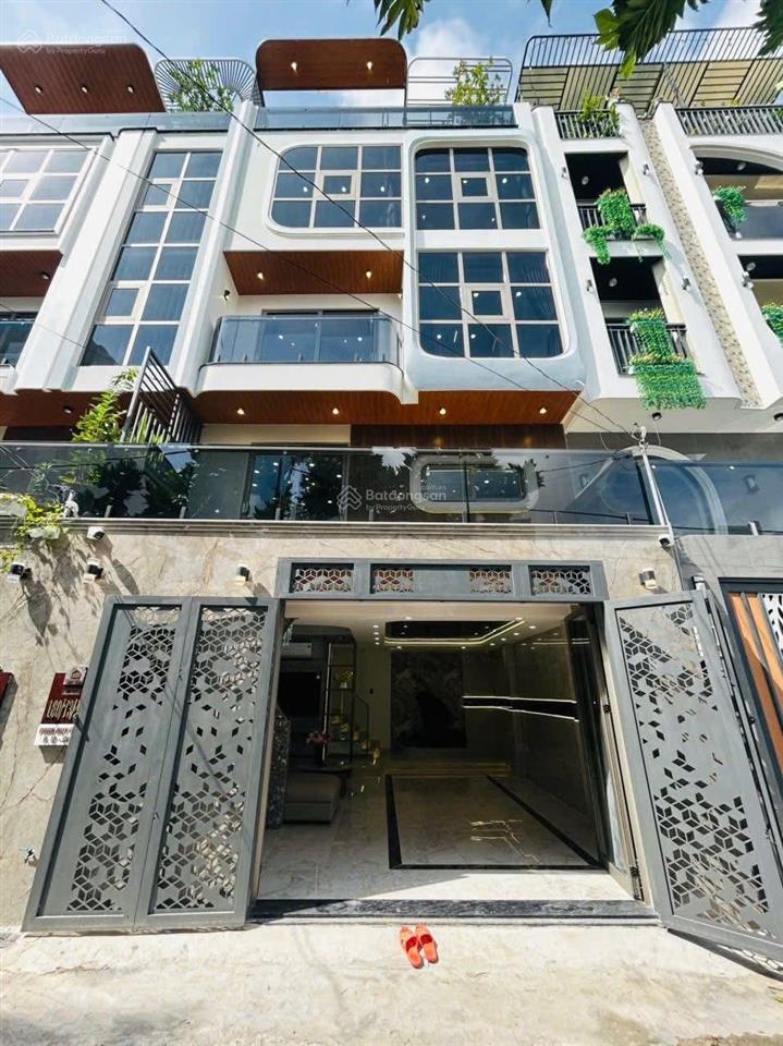 Thiếu oxy lỗ 1 tỷnhà 6m x 8m 4 lầugaraxe 7 chỗhẻm 6m phan huy ích