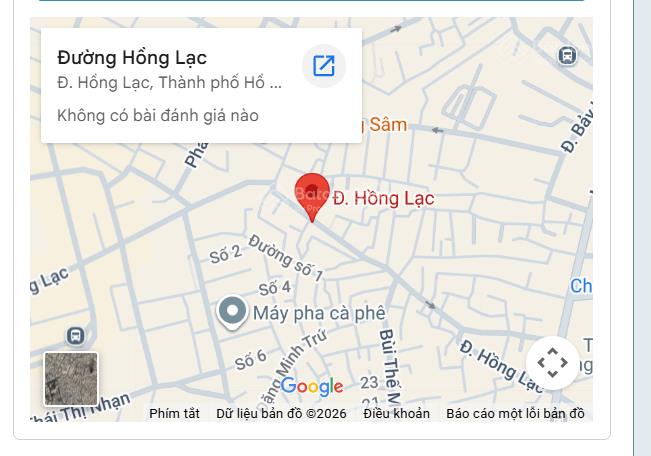 Deal sốc giảm 200tr chốt tuần! mtkd hồng lạc gần llq, 50m², 4 tầng 6pn, kd đa ngành, giá 11.38 tỷ