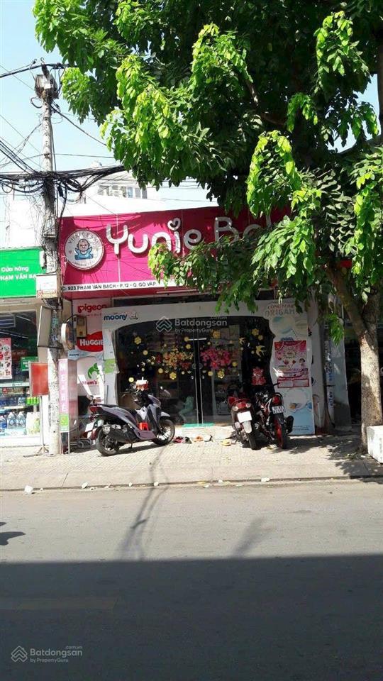 Bán nhà mặt tiền phạm văn bạch. dt 5x15m ngay chợ thuận tiện kinh doanh buôn bán
