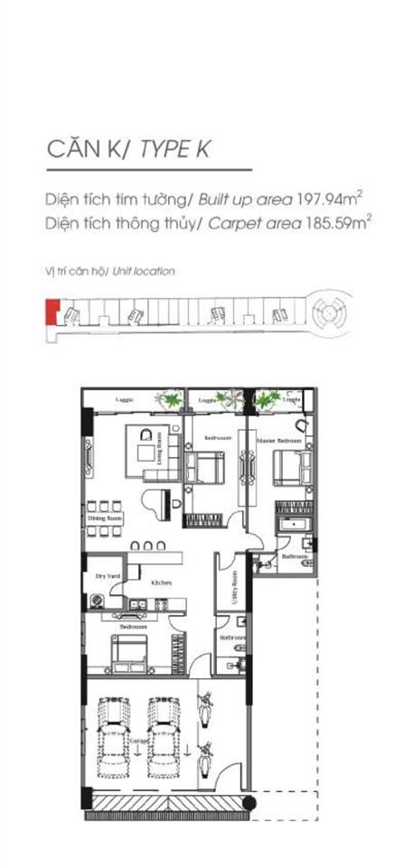 Căn hiếm có còn sót lại skylinked villa, 3pn, giá chỉ 16 tỷ, dt 190m2 có gara ô tô trong nhà