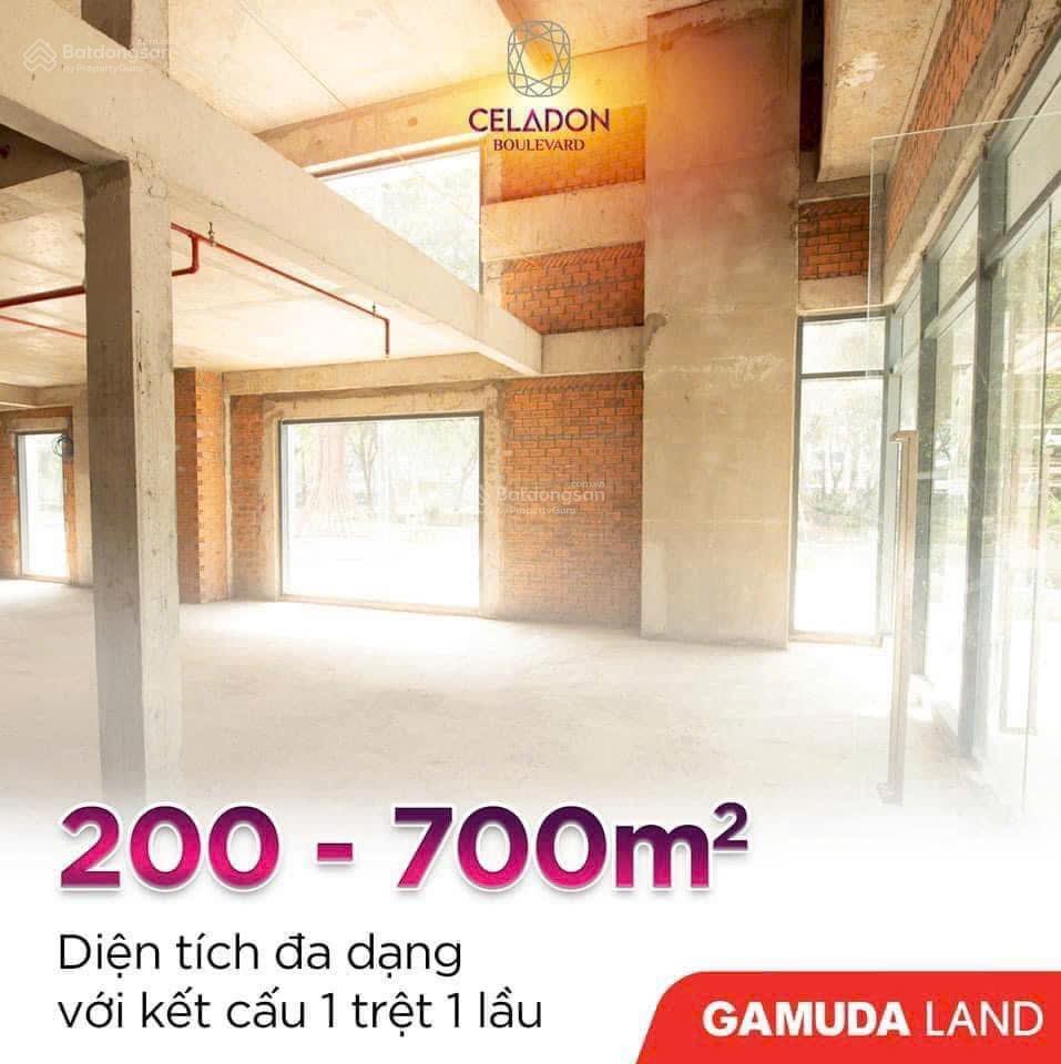 Shophouse vuông vức diamond alnata celadon city giá 28,5 tỷ 282m2 ngay đại lộ gamuda land