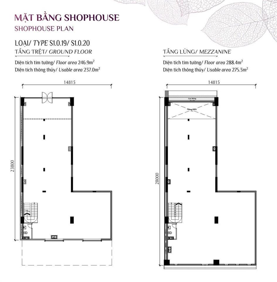 Bán shophouse vị trí đẹp tại celadon city tân phú, dt 535m2, giá 51,6 tỷ, mt 14m