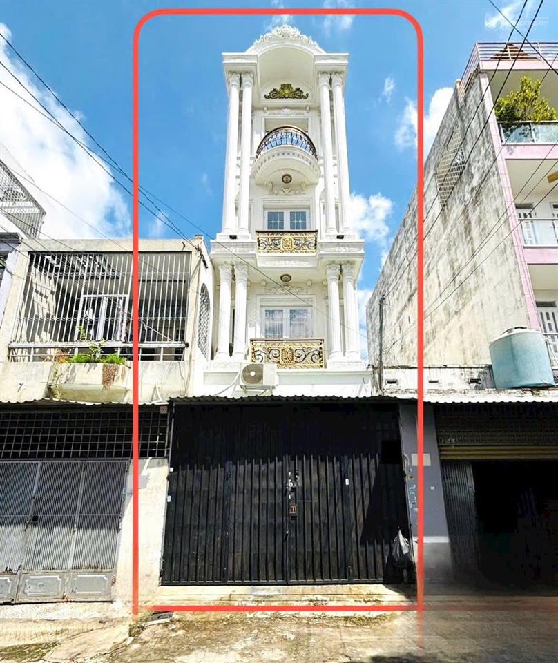 Bán nhà hẻm 8m thông phường tân sơn nhì, 4x18m, 3 lầu, nhà mới, giá 10 tỷ tl