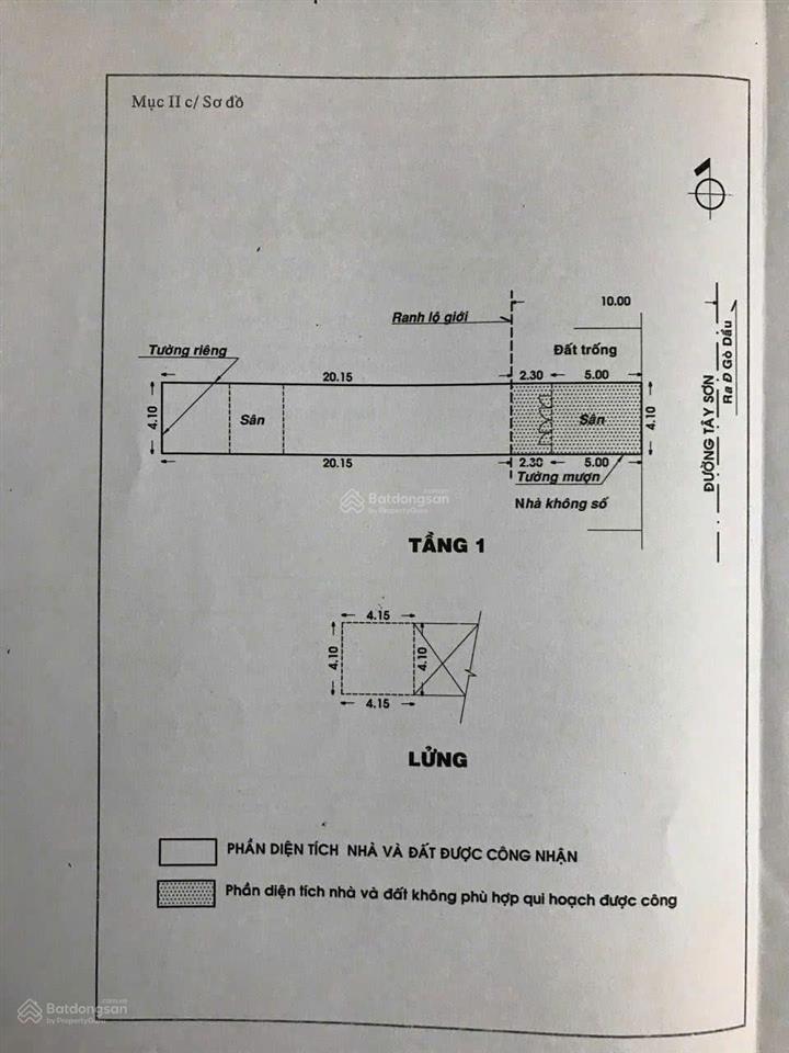 Bán nhà mt tây sơn, p. tân quý, q. tân phú (dt 4x27,5m, giá 9.5 tỷ)