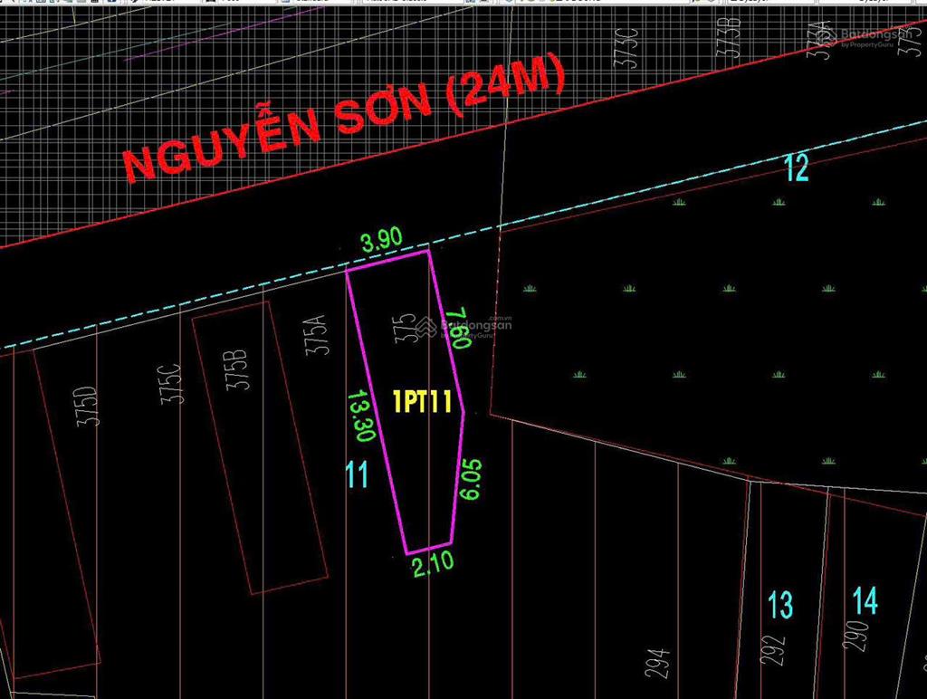 Bán nhà mặt tiền kinh doanh 375 nguyễn sơn, phường phú , thành phố hồ chí minh ( quận tân phú)