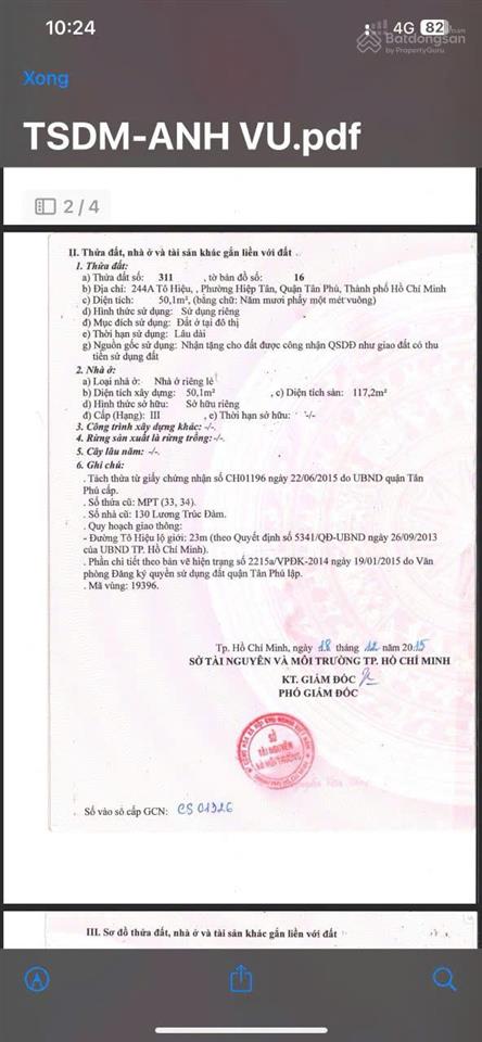 Bán nhà mặt tiền kinh doanh tô hiệu, phường hiệp tân, tân phú (nay phường phú thạnh)