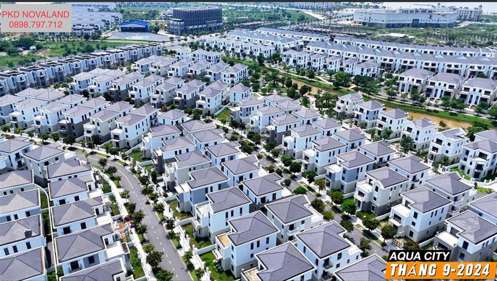 Cắt lỗ 3 tỷ biệt thự nhà phố view sông aqua city 5.6 tỷ 120m2, song lập 10.7 tỷ/200m2 sắp ra sổ
