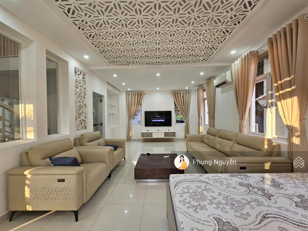 Cho thuê dài hạn biệt thự góc 2 mặt tiền an viên nha trang, 274m2, 3 tầng 4 ngủ, 50tr/tháng.