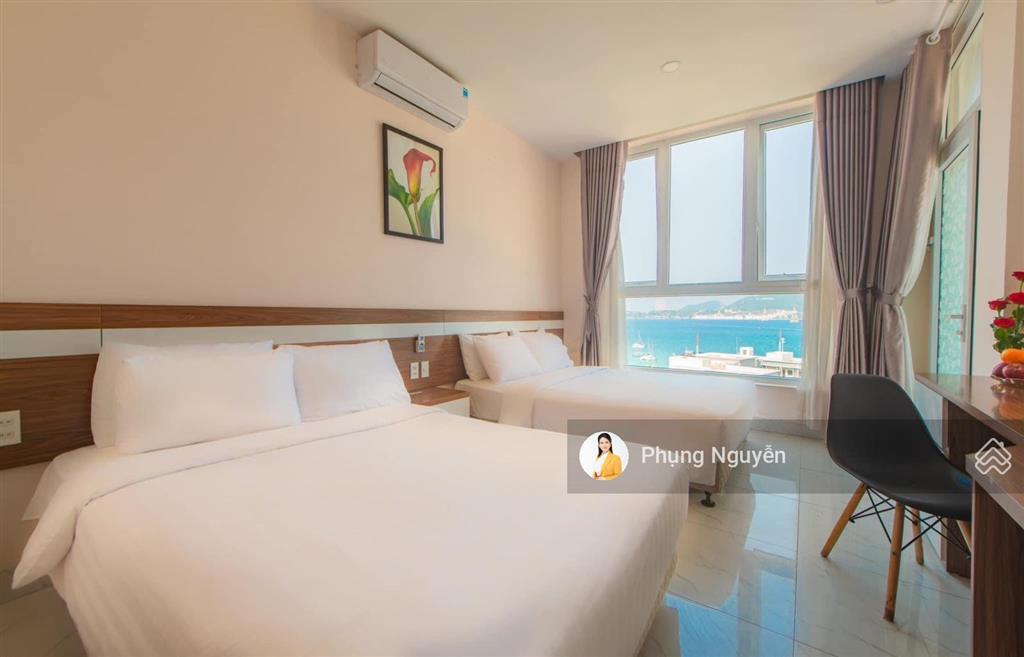 Chốt nhanh  khách sạn mặt tiền đường trần phú, vĩnh nguyên nha trang. 7 tầng 27 phòng, tặng 95,5m2
