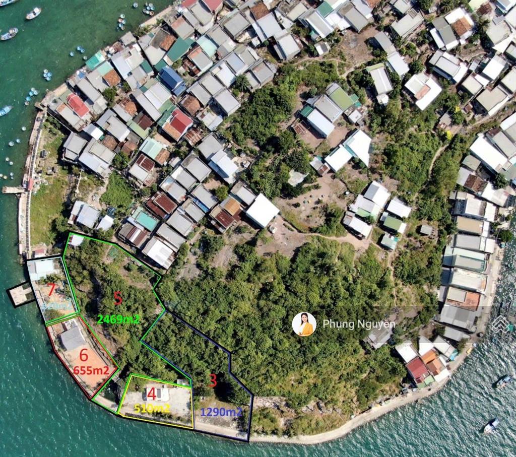 Cần bán lô đất mặt biển đảo trí nguyên, nha trang. 510m2 full thổ, 35m mặt tiền biển, giá 16,5 tỷ