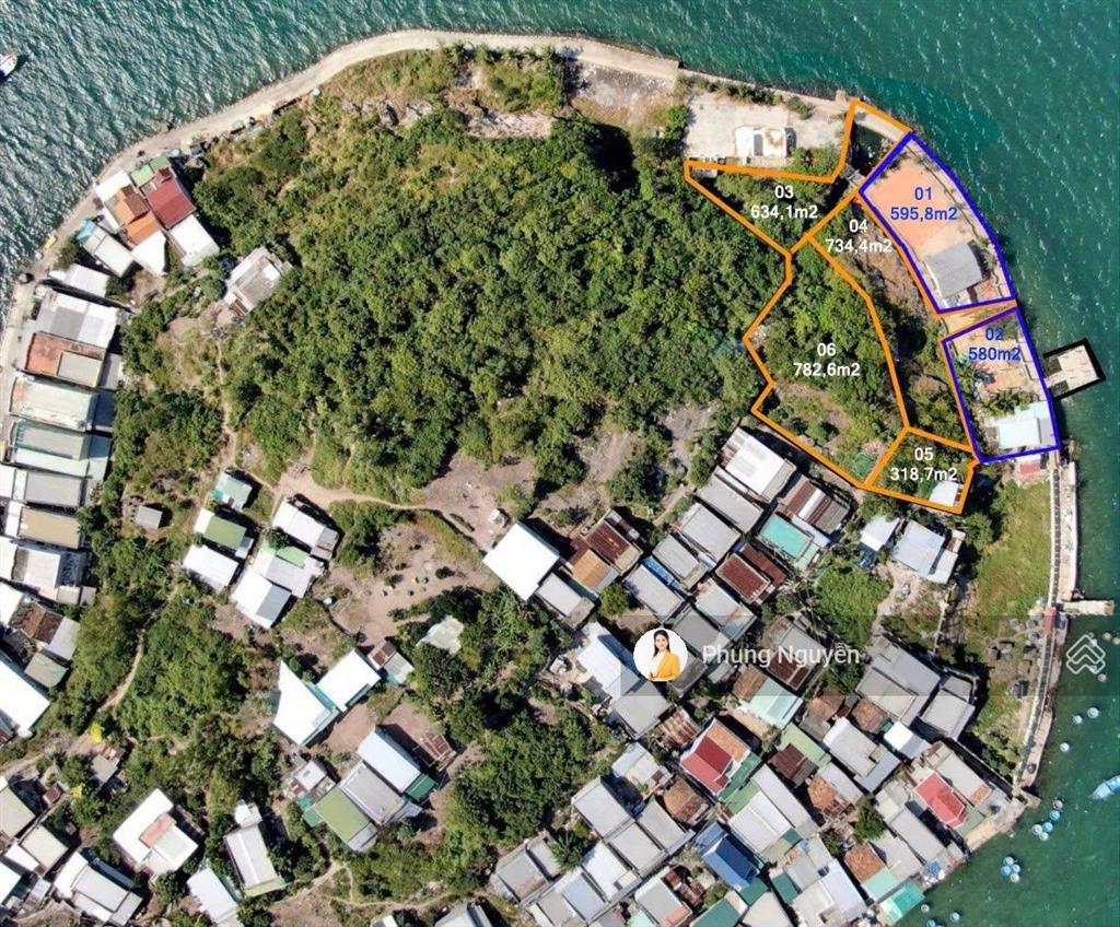 Bán lô đất có 75m mặt biển đảo trí nguyên, vĩnh nguyên, nha trang. 3327m2, giá 59 tỷ