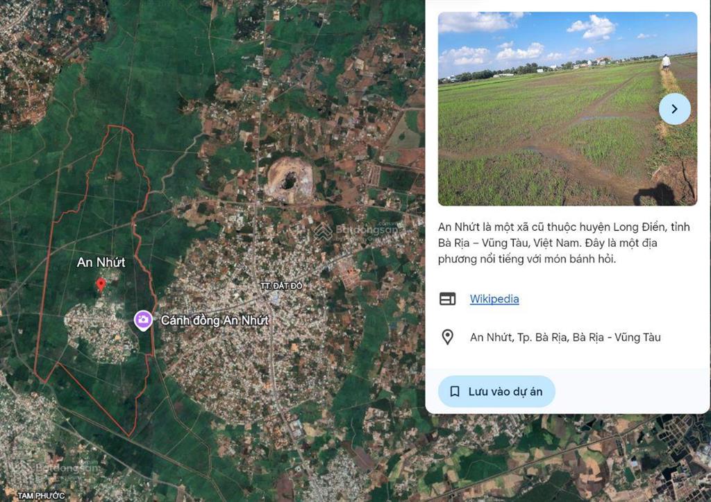 Bán đất tại thị trấn long điền, 3,5 tỷ, 9175m2, pháp lý đầy đủ, giá cực chất uy tín