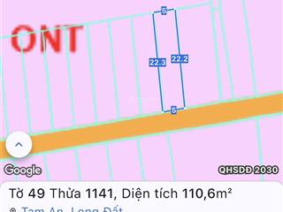 Bán đất tại long điền, 1,45 tỷ, 110,9 m2, giá ưu đãi