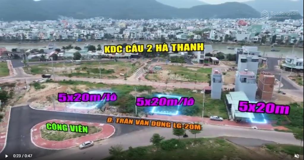 Bán lô đất đường trần văn dũng  cầu 2 hà thanh khu đồng gia viên. dt 80m2 giá 3.3tỷ, 0935 739 ***