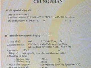 KDC nhà vườn Hoà Ninh - Đà Nẵng