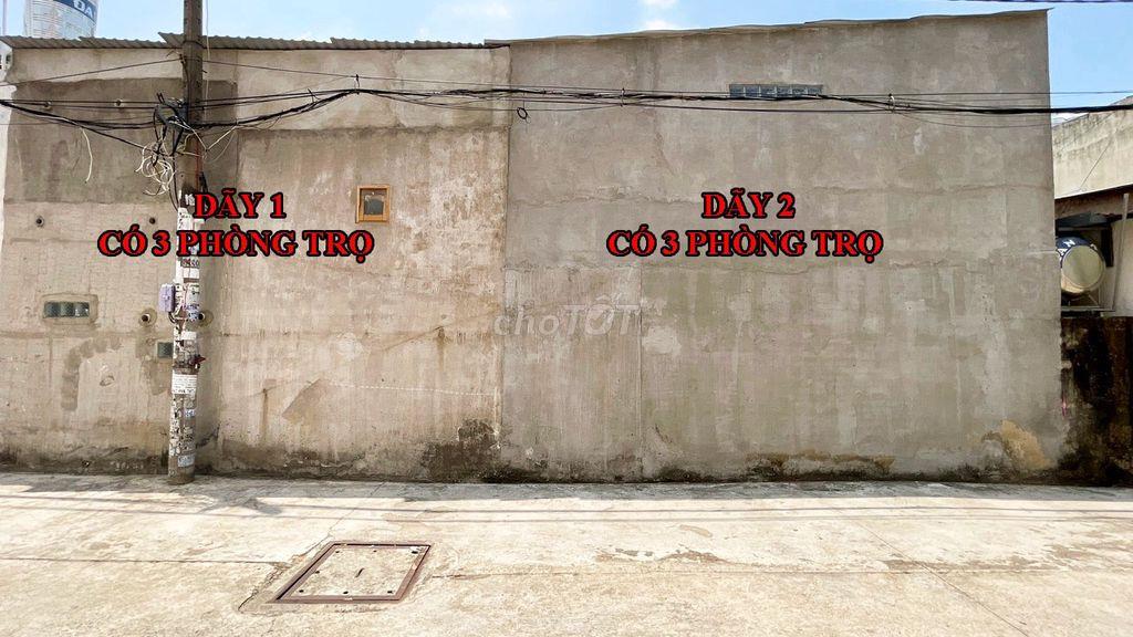 GIẢM SÂU 500TR BÁN DÃY TRỌ 2 MẶT HẺM Ô TÔ CÓ 6 PHÒNG THU NHẬP 24TR/THG