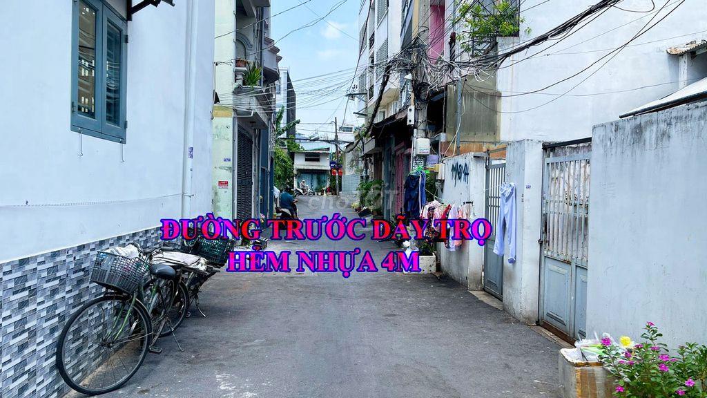 GIẢM SÂU 500TR BÁN DÃY TRỌ 2 MẶT HẺM Ô TÔ CÓ 6 PHÒNG THU NHẬP 24TR/THG