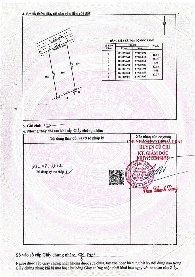 Bán gấp đất đường tỉnh lộ 15, củ chi, 1,9 tỷ, 544 m2 thổ cư xây nhà vườn nghỉ dưỡng