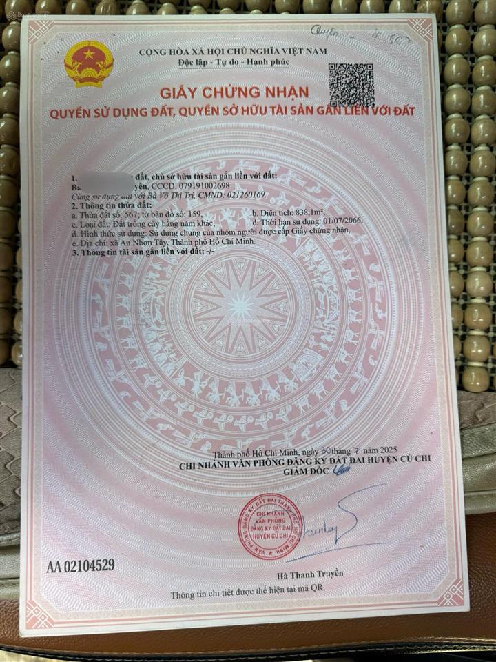 Bán đất tại tỉnh lộ 15, 2,8 tỷ, 839 m2, mặt tiền 22m, ngõ rộng 12m