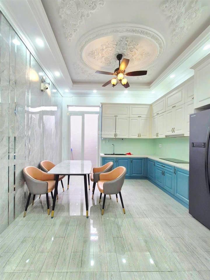 Nhà kdc đồng bộ, đường nhựa 10m, dt 4x 16m, 4 tầng, vào ở ngay