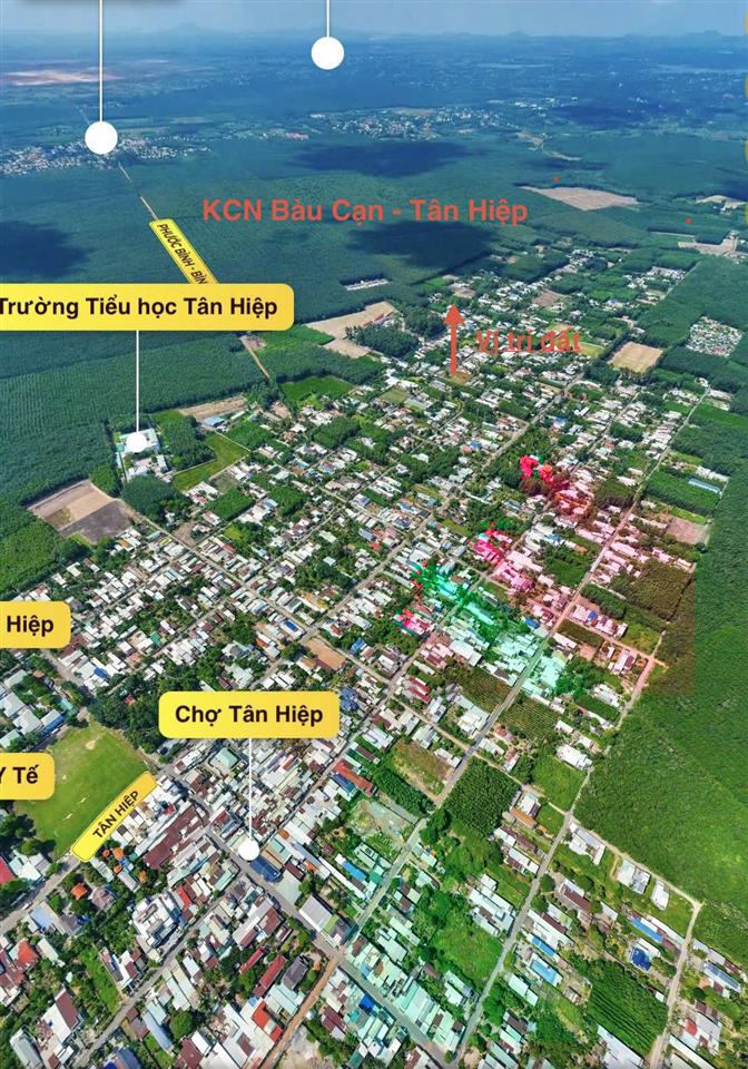 2 lô đất bàn cờ tân hiệp, 110m2 full thổ cư 1.35 tỷ, dân đông, cạnh nhà thờ, kcn tân hiệp 1.000ha
