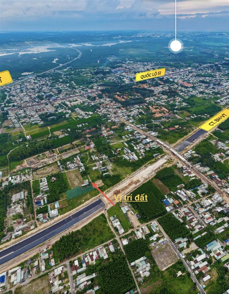 Đất tân hiệp 1.39 tỷ nằm giữa 2 cao tốc và ql51, 100m2 full thổ cư, dân đông, cạnh kcn tân hiệp