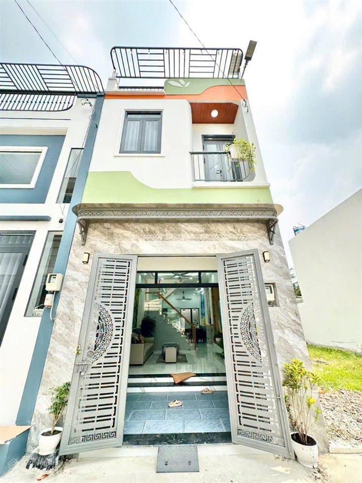 Bán nhà p thới an quận 12 xây mới đường 6m thông 3 phòng ngủ 3wc