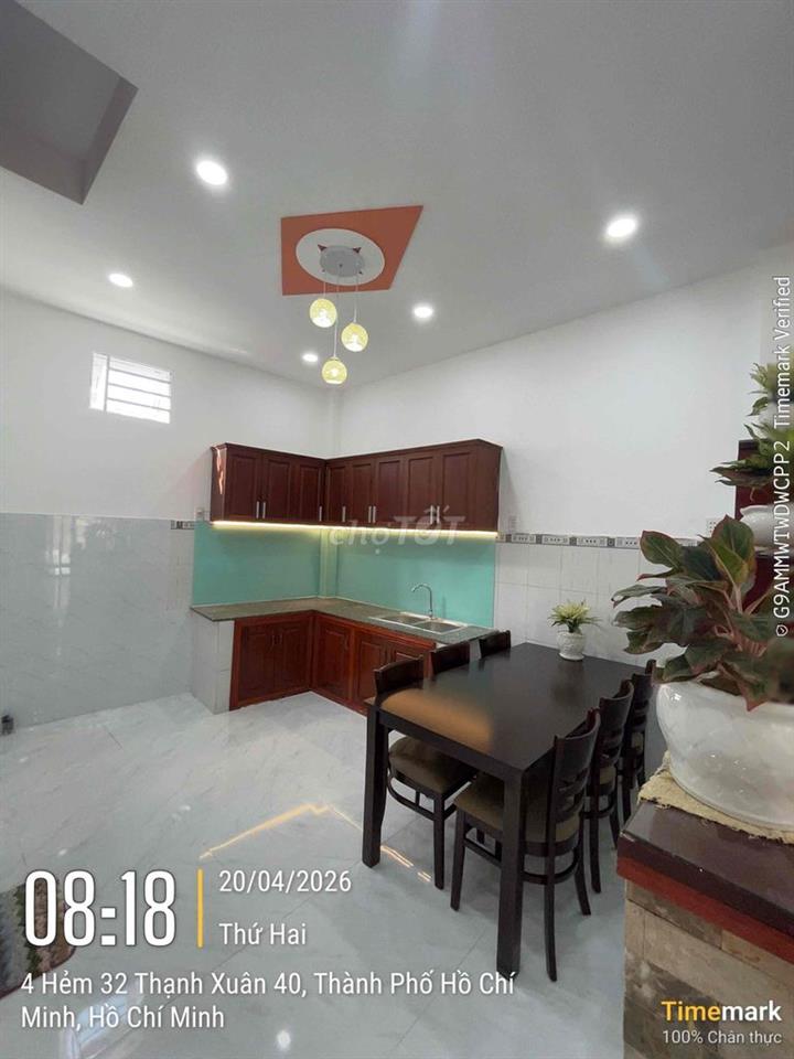 nhà đường Thạnh Xuân 40- đường thông xe tải