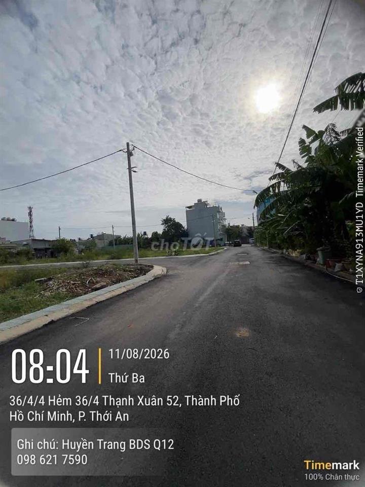 đất sổ hồng riêng- gần chợ - đường oôt thông
