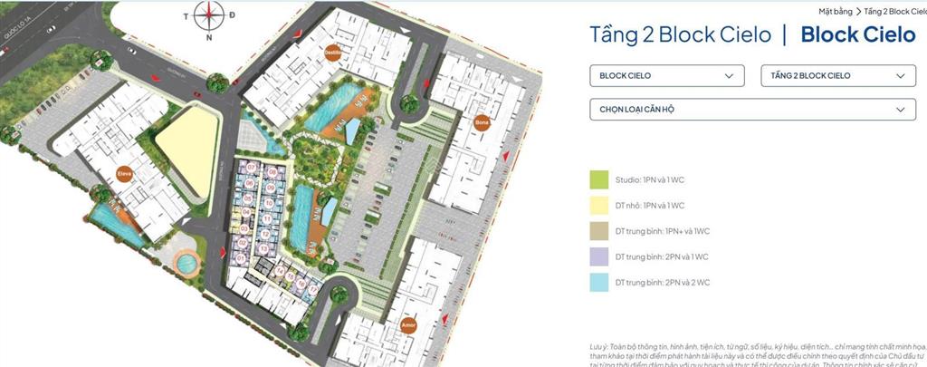 Một trong số ít căn hộ 1pn ngay tầng tiện ích trần cao 4,4m tại destino centro