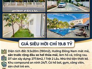 Cơ hội đầu tư duy nhất  bán biệt thự phố đông village  diện tích 190m2  giá chỉ 19.8 tỷ