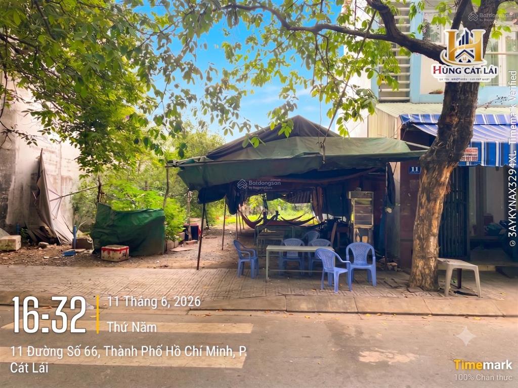Hùng cát lái  bán lô sổ đỏ 100m2 mt đường đôi công viên rộng 48m, đông bắc, shr, giá chỉ 85 tr/m2