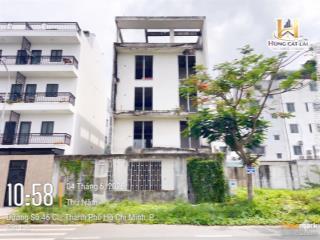 Bán nhà phố 1 trệt 4 lầu cát lái  dt 11.7x17m (199.1m2)  gía chỉ 21 tỷ  shr  làm chdv siêu tốt