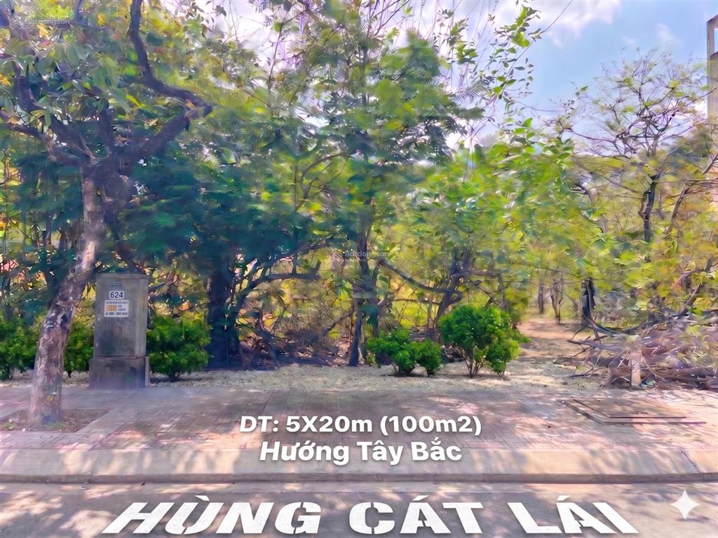 Bán lô sổ đỏ cát lái giá rẻ trên thị trường, dt 5x20m (100m2), đường nhựa 12m, hướng tây bắc, 7 tỷ