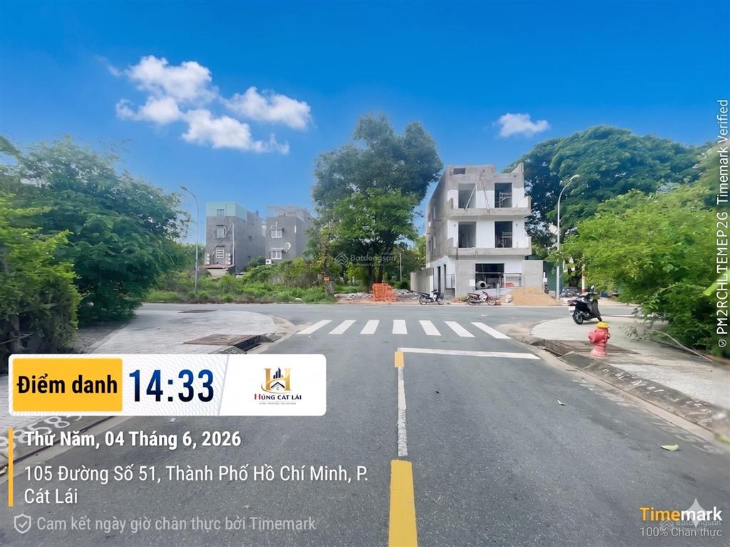 Bán đất sổ đỏ cát lái, khu c507, dt 5x20m (100m2), đường nhựa rộng 12m, giá chỉ 7 tỷ, vị trí đẹp