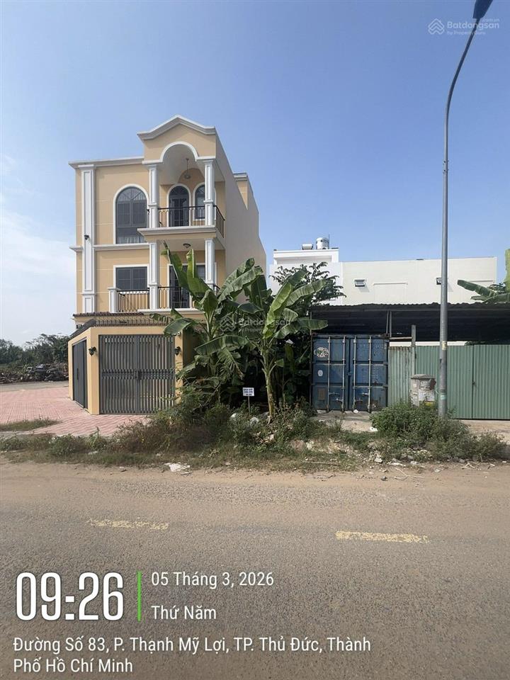 Bán đất lô góc hai mặt tiền dự án phú nhuận phường thạnh mỹ lợi q.2 cũ