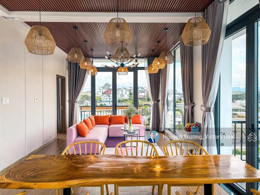 Villa đà lạt 205m² sàn 396m² hoàn công chỉ 11 tỷ, view toàn thành phố