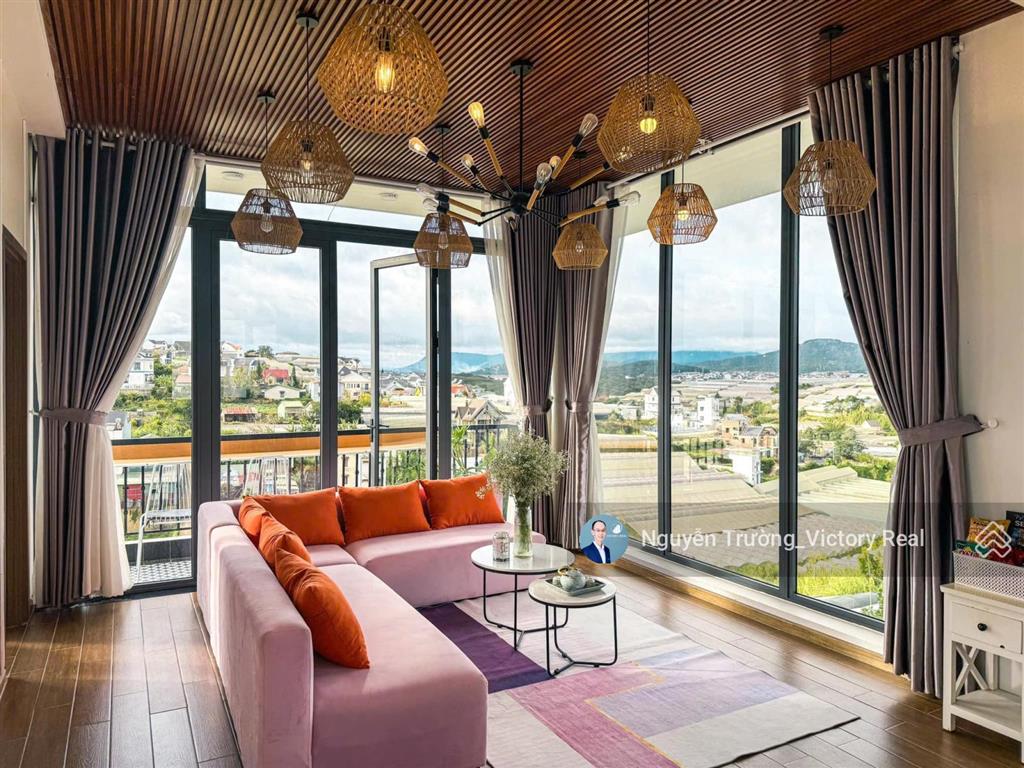 Villa đà lạt 205m² sàn 396m² hoàn công chỉ 11 tỷ, view toàn thành phố