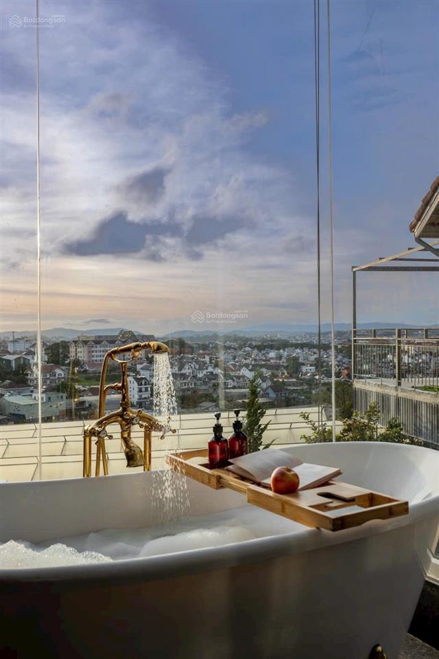 Villa châu âu mới xây có hồ bơi riêng view thành phố đẹp mê ly | nam hồ đà lạt