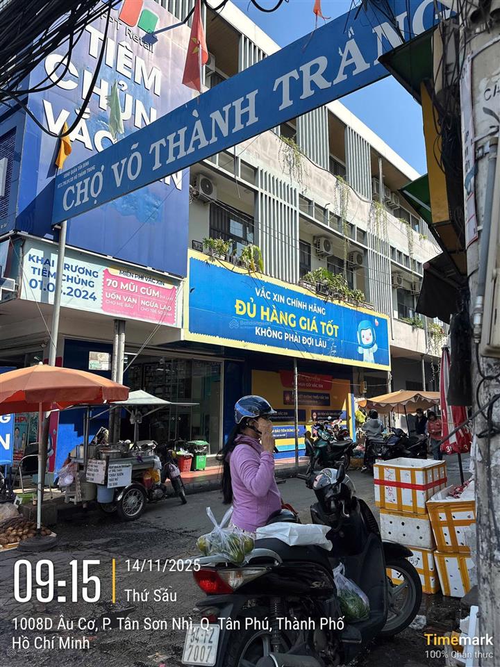Bán nhà âu cơ tân bình, 5.2x23, 1tệt 3 lầu