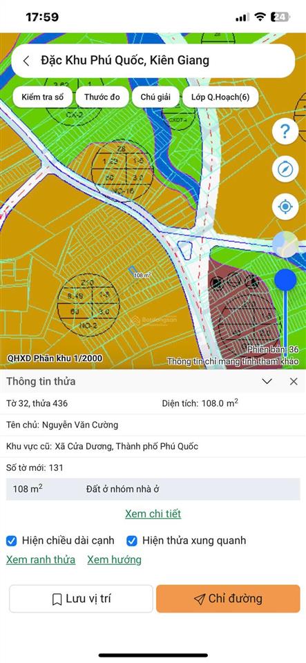 Bán đất 108m2 tại ocea land 3, 1,38 tỷ, xã cửa dương, phú quốc