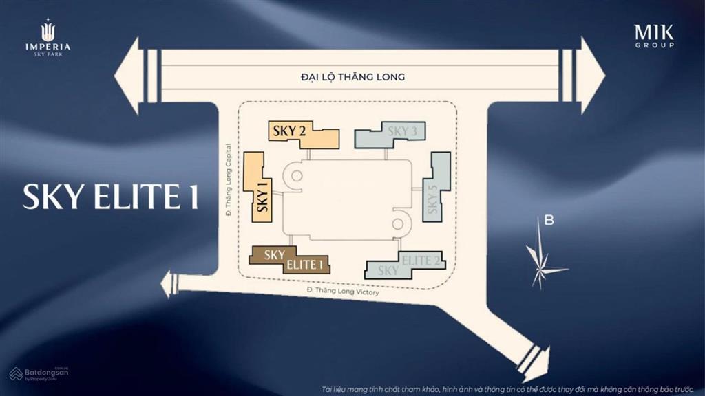 Bán ch 1pn, 1wc tại imperia sky park, 3,4 tỷ, 43m2, view đẹp